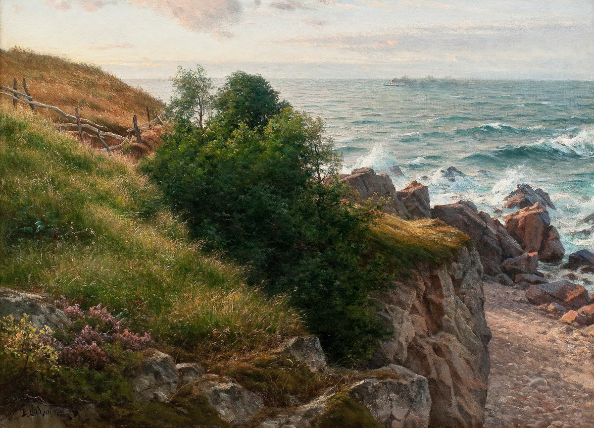 Berndt Lindholm (1841-1914)_THE SEA SHORE_resize.jpg