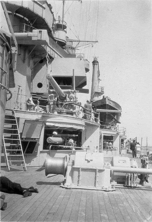 USS Tennessee (BB-43) mid 1926. Note the lounging sailor just to the left. This photo was most likely taken on a Sunday due to the woman on the right side of the photo.jpg