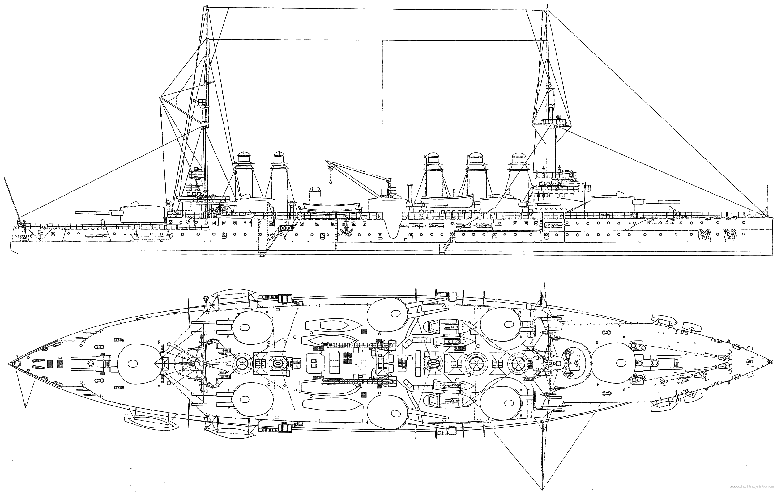 nmf danton 1911 battleship French.png