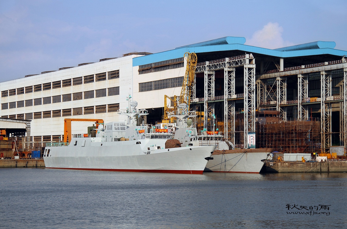 plan chinese Type 056 Corvette Under Construction People's Liberation Army Navy (PLAN or PLA Navy) frigate lite anti ship missile ascm yj802345k c hq-1012 ciws (6).jpg