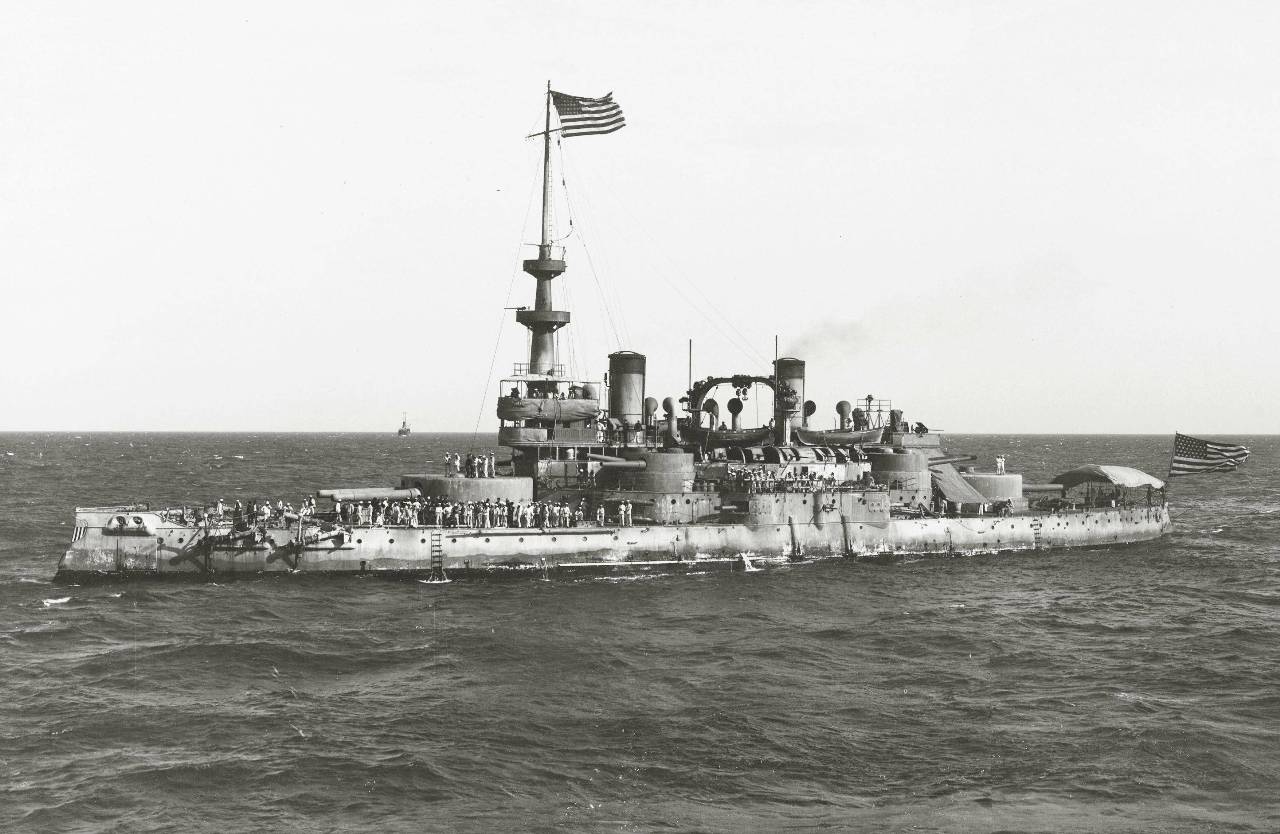 USS Oregon returning from Cuba (Spanish-American War).jpg