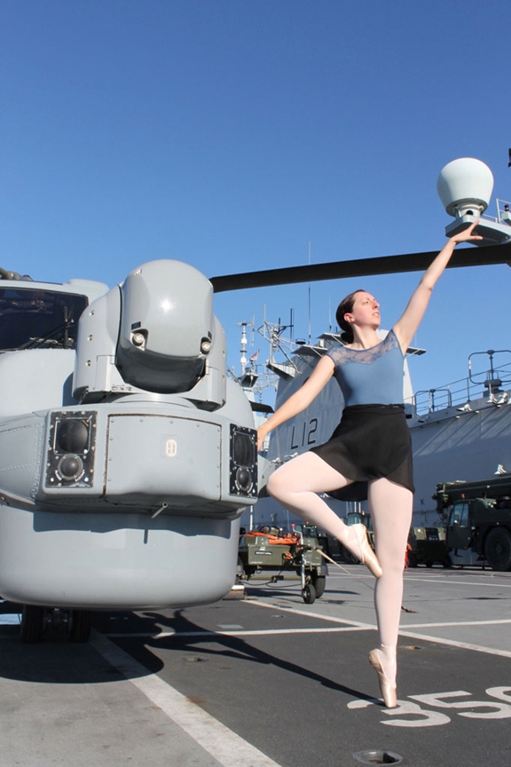 HMS OCEAN OFFICER Lt Anna Sanocki TO DANCE AT THE BOSTON BALLET.jpg