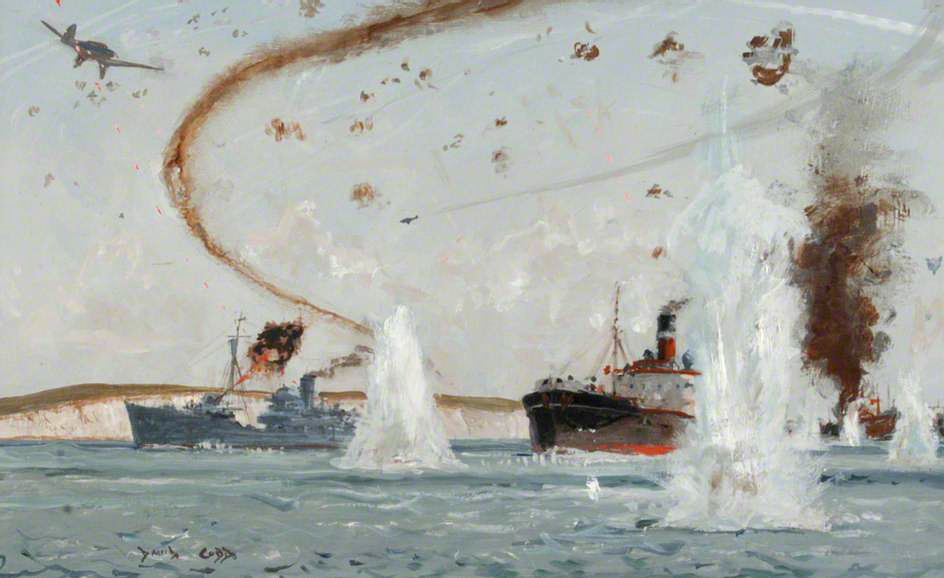 Air Attack by Luftwaffe on Channel Convoy.jpg