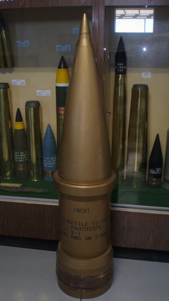 EX-148 13inch subcaliber projectile in Estrella Warbirds Museum, Paso Robles, CA.jpg