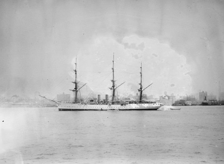 Presidente Sarmiento seen at New York in 1907 during the Jamestown Exposition. .jpg