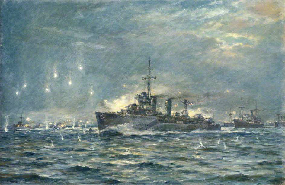 The Destroyer HMS 'Wallace' in Action During the Second World War.jpg