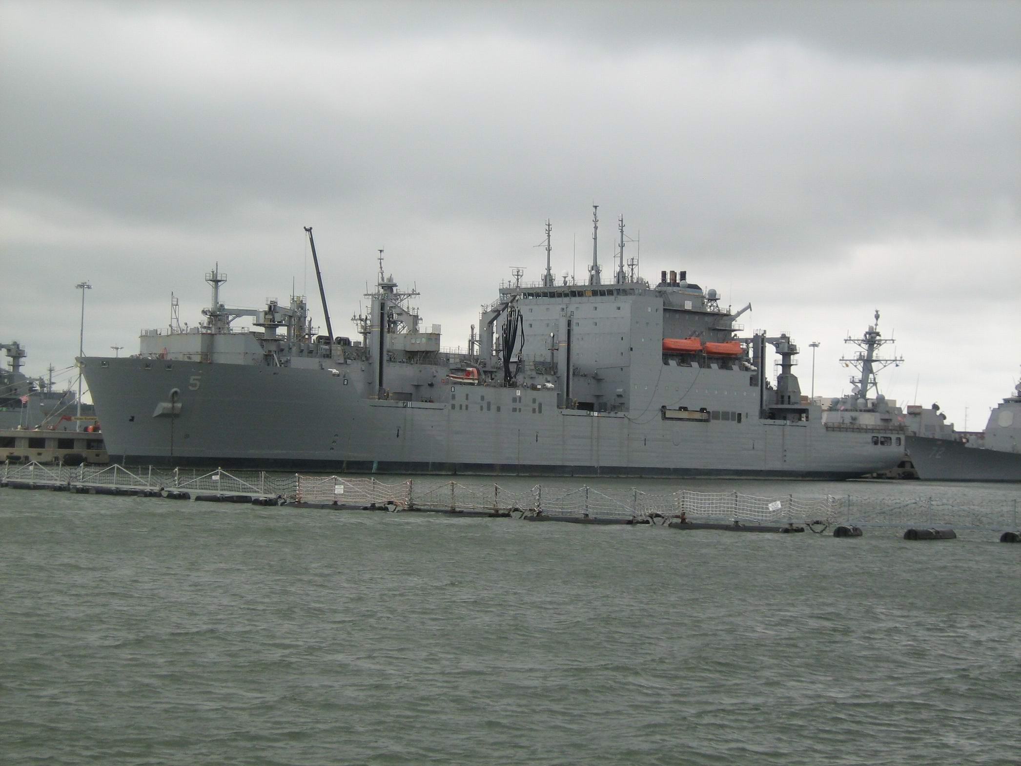 USNS Robert E. Peary (T-AKE-5) - Norfolk - July 25 2013.jpg