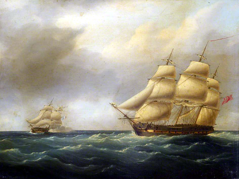 Action between HMS 'Hydra' and the 'Furet', 27 February 1806.jpg