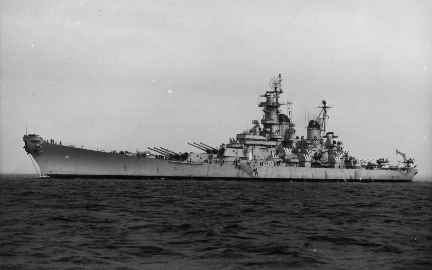 USS New Jersey (BB-62) in Portsmouth (Britain) - July 1947.jpg