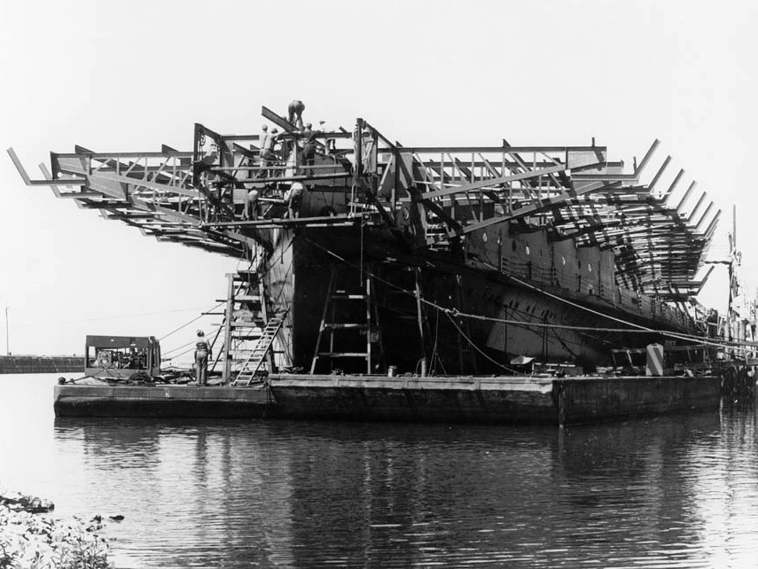 The SS Seeandbee under conversion to USS Wolverine..jpg