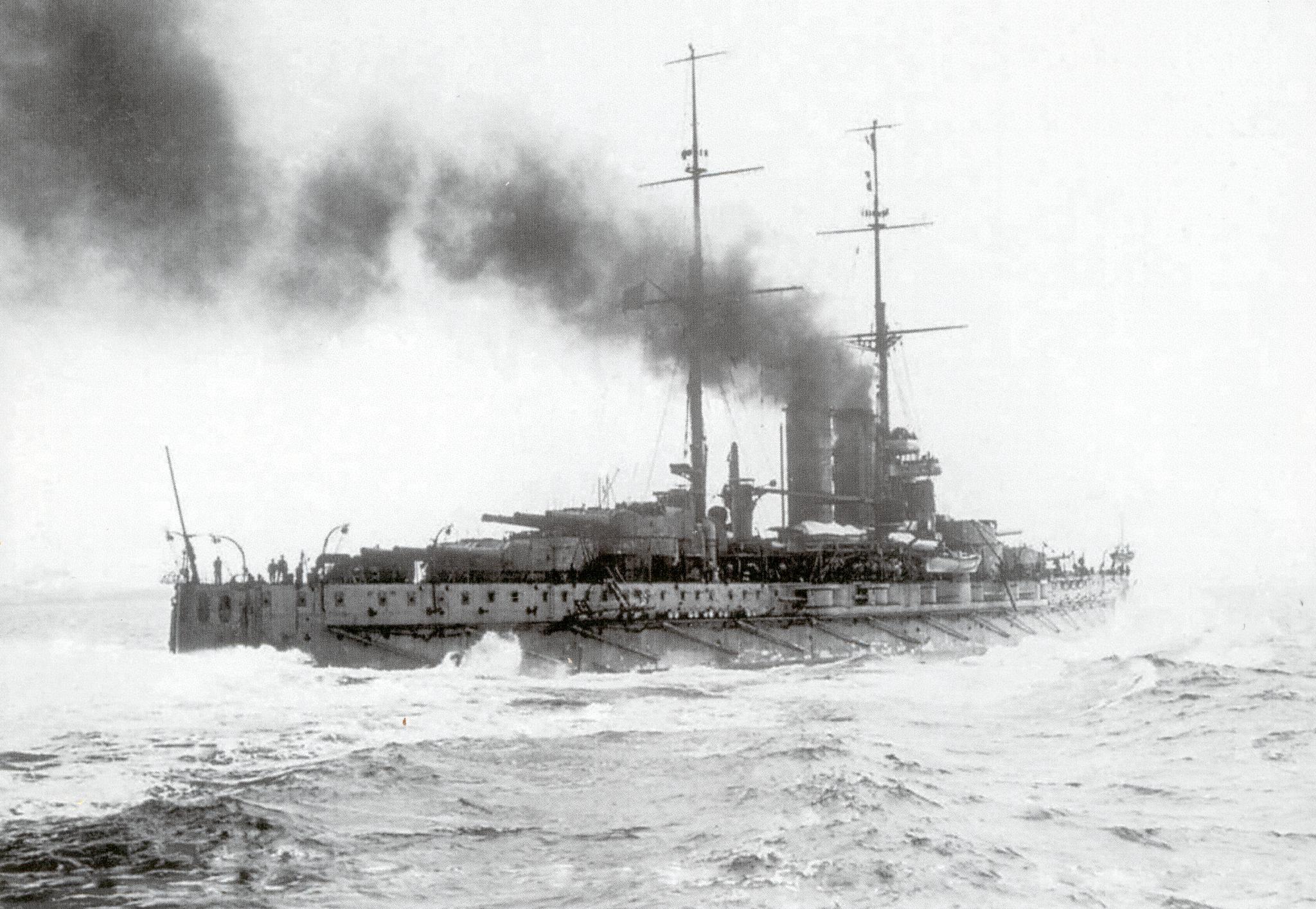 S.M.S. Prinz Eugen, Probefahrt 1914.jpg