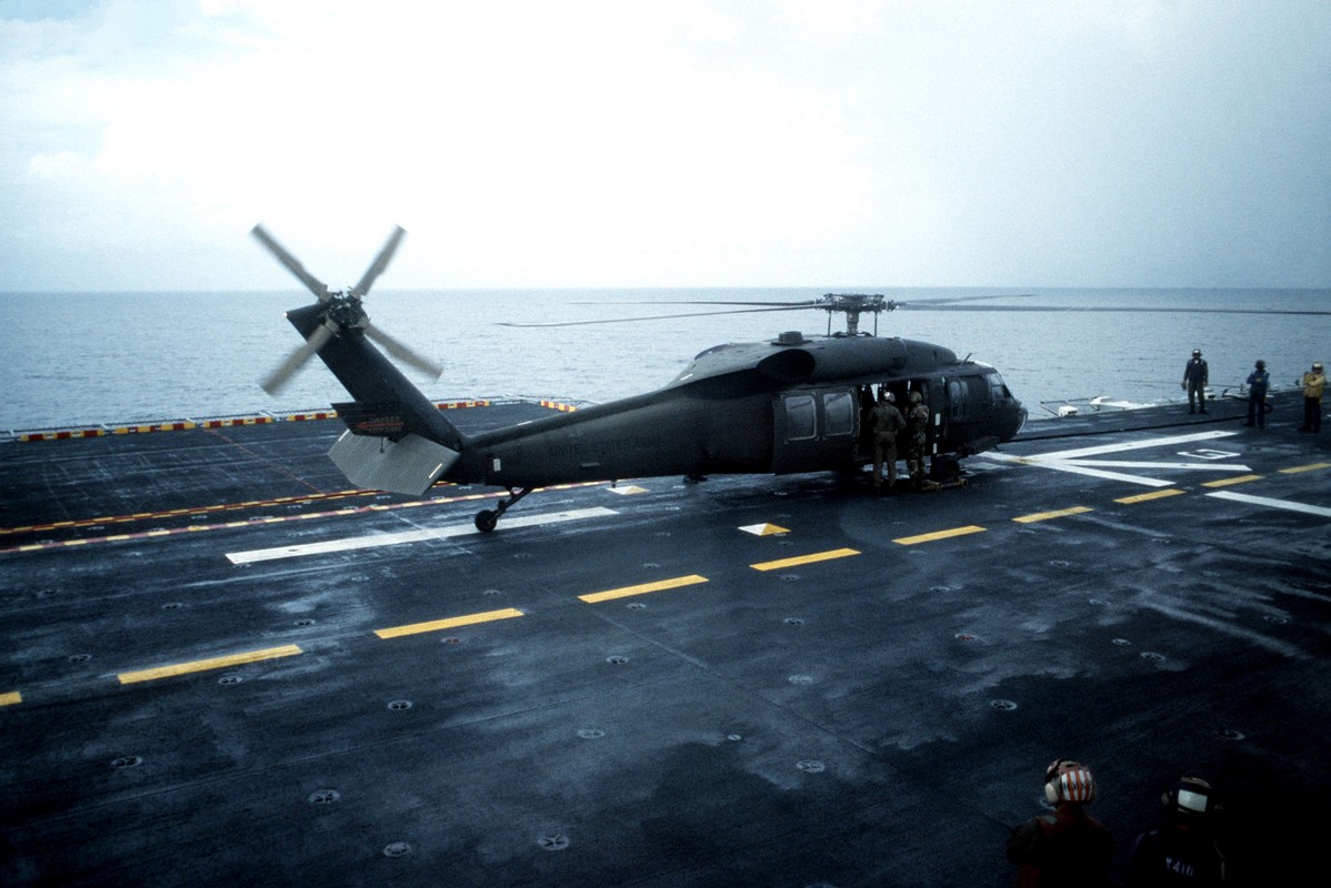 UH-60A on USS Guam (LPH-9) off Grenada.jpg