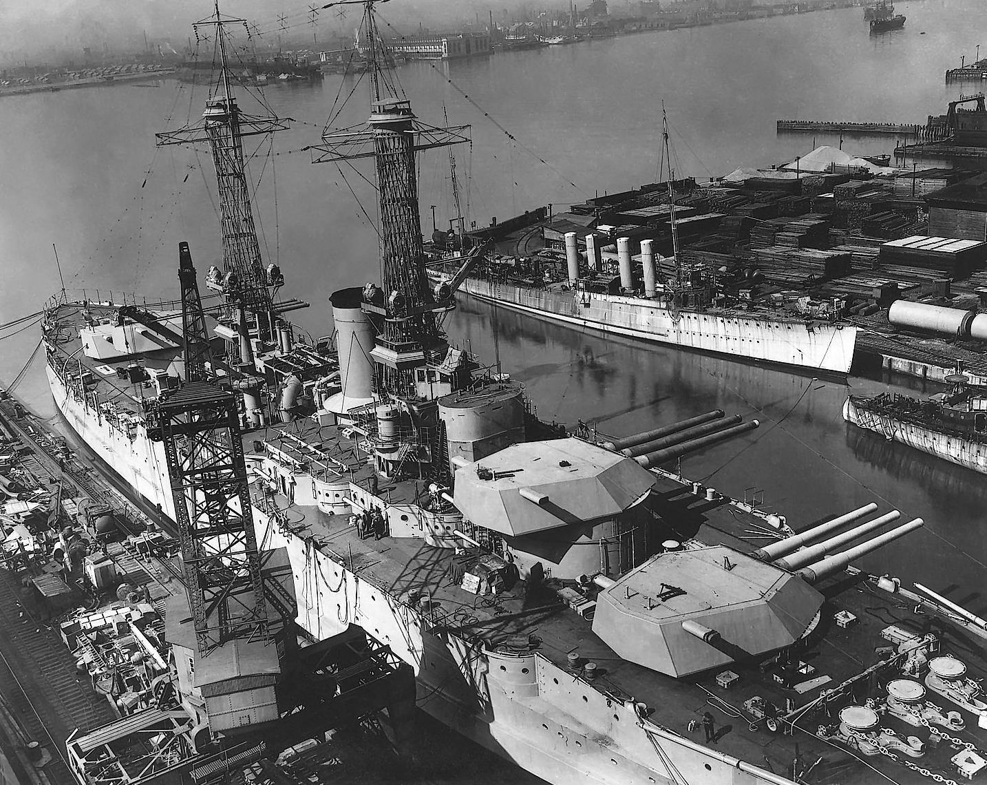 USS Idaho (BB-42) at New York Shipbuilding Corporation - June 23, 1919.jpg