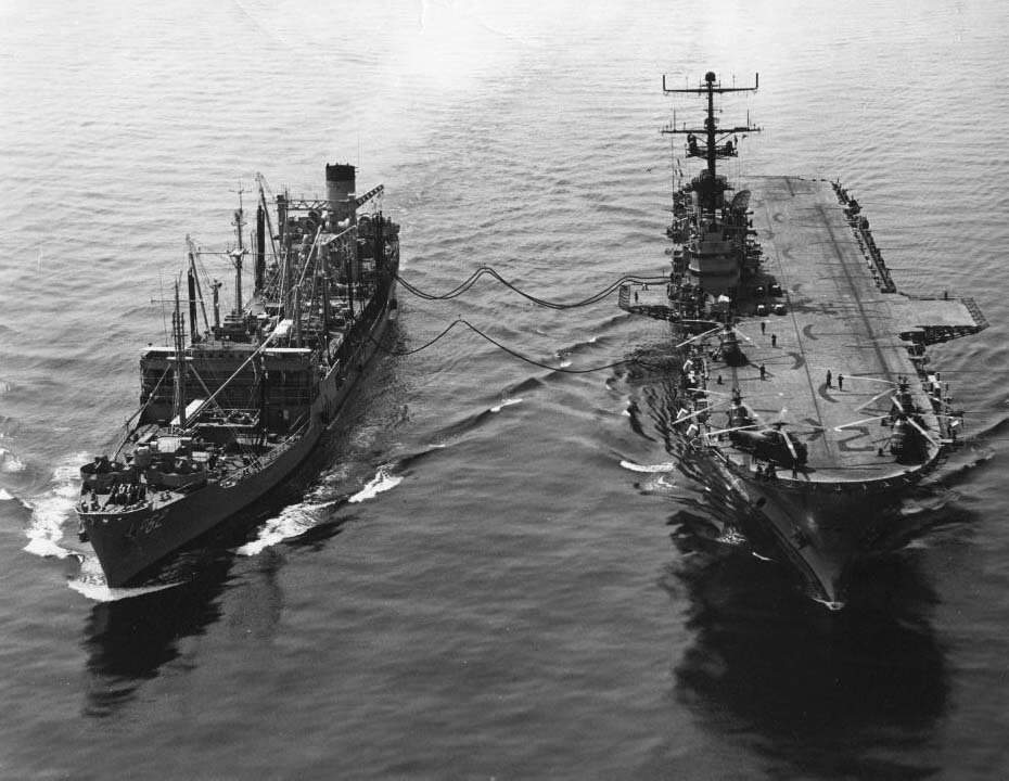 USS Taluga (AO-62) refueling USS Iwo Jima (LPH-2).jpg